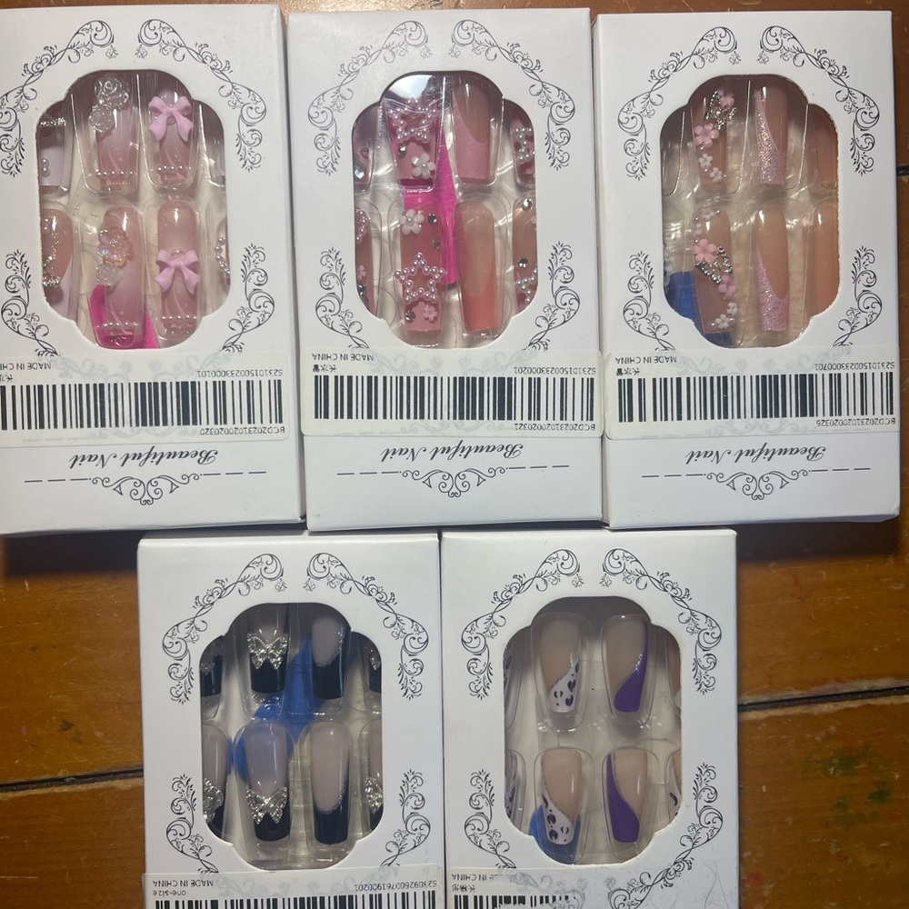 Assorted Decorative Nail Sets